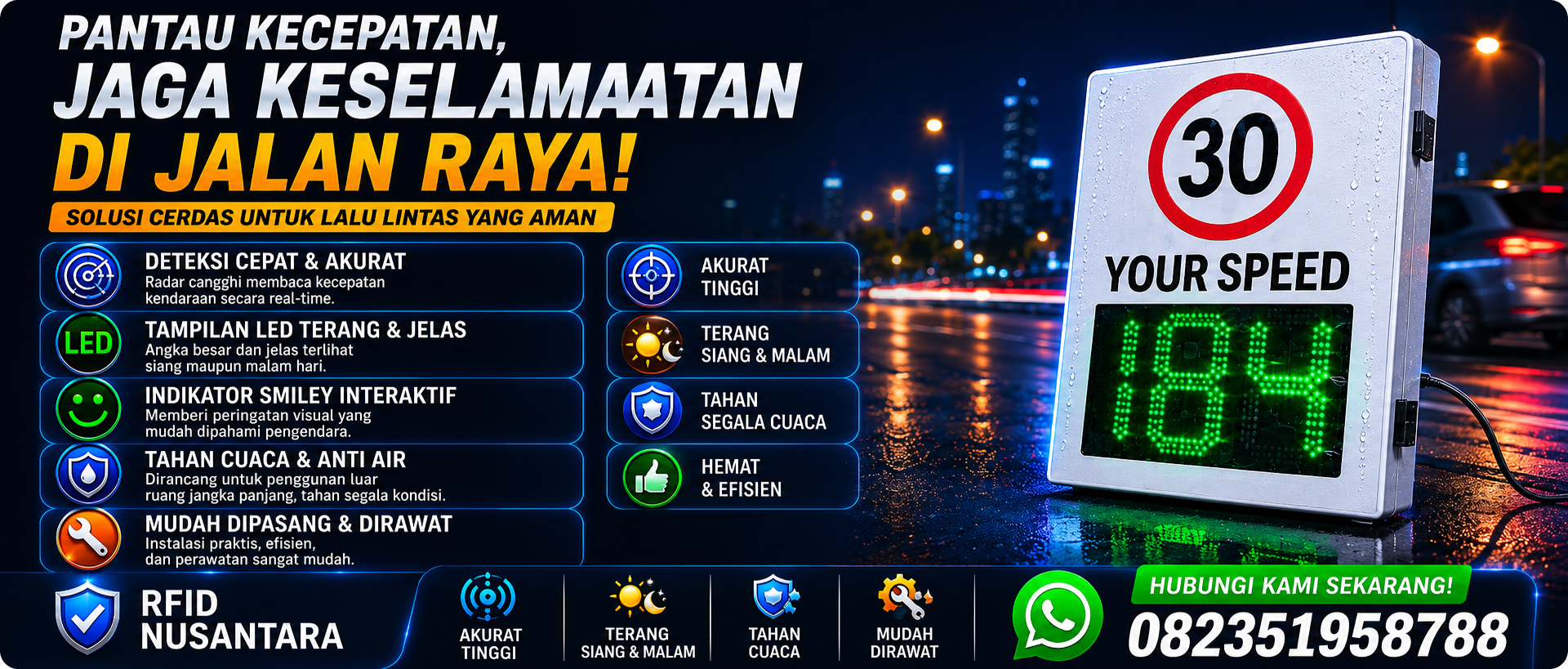 Radar Speed Detector untuk Keselamatan Area Operasional
